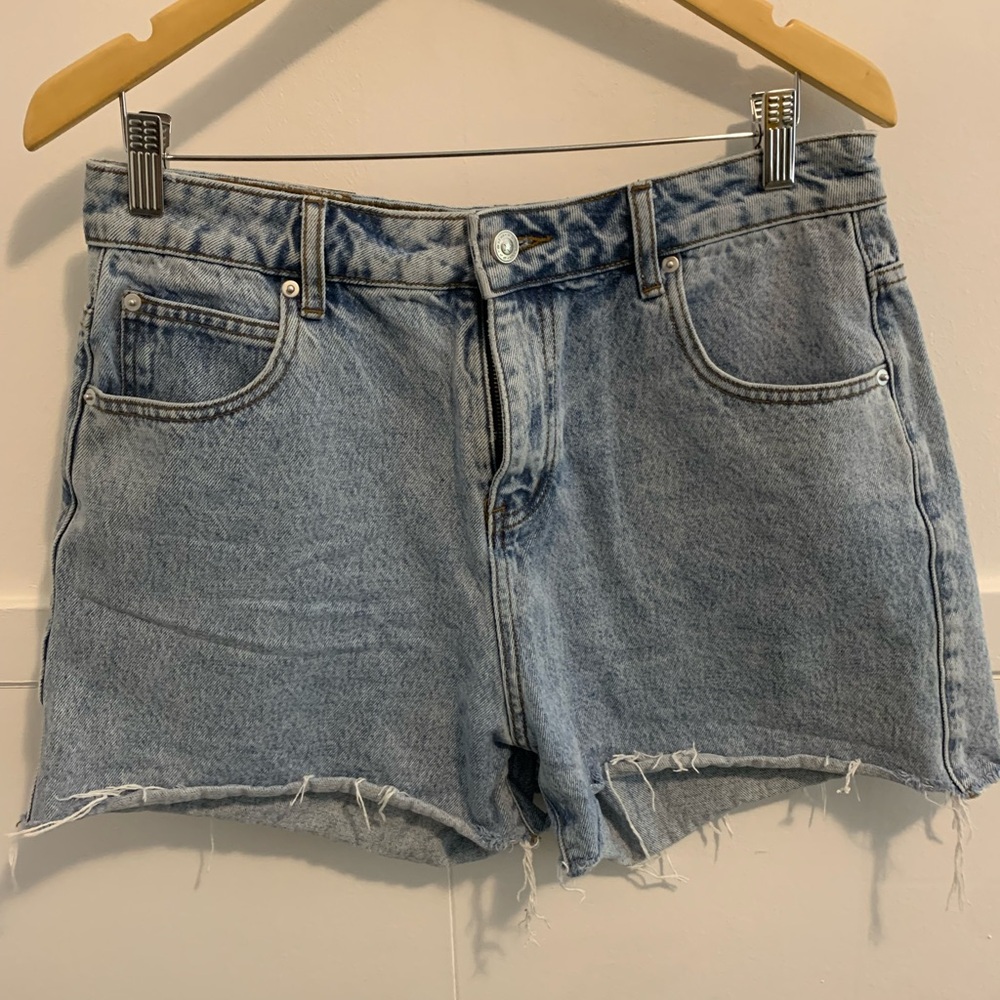 Princess Polly Light Blue Jean Shorts